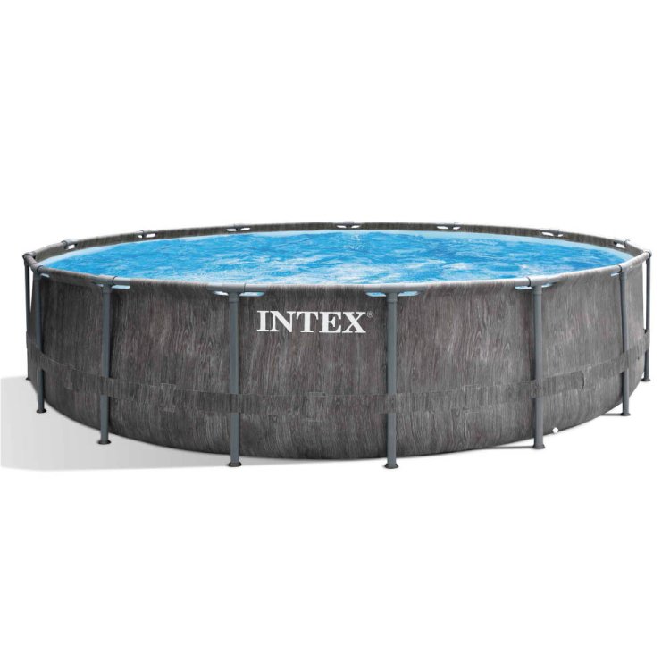 Imagen de Intex Prisma Frame Greywood Premium Pool - Ø 457 x 122 cm