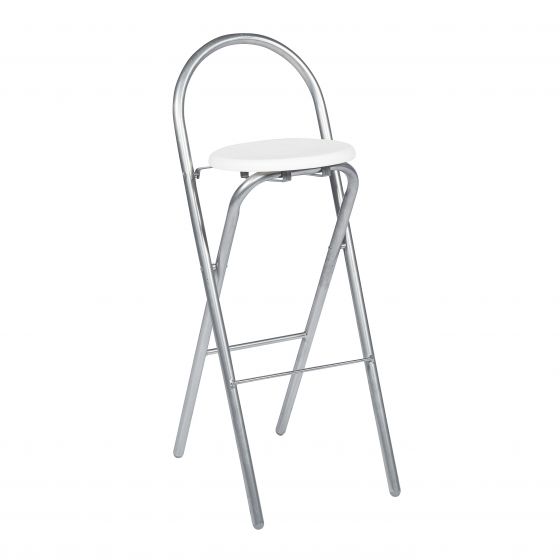 Taburete Plegable Blanco