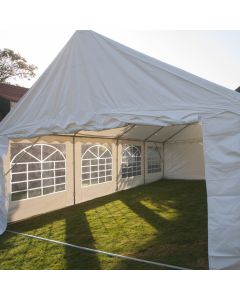 Carpa 5x8 metros en blanco con paredes laterales Pure Garden & Living  