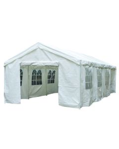 Pure Garden & Living carpa para fiestas con paredes laterales de 4x8 metros blanca