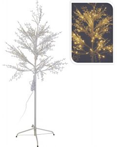 Árbol 120 LED blanco cálido 150 cm