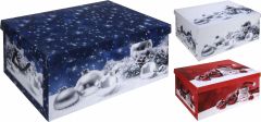 Caja de almacenamiento y caja de regalo navideña