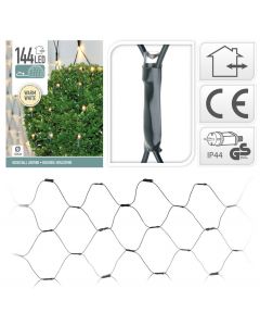 Red de luces para boj 144 LED blanco cálido