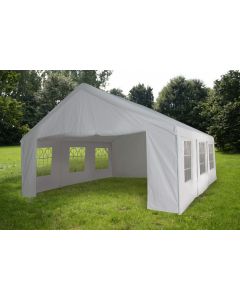 Carpa para fiestas de 4x6 metros blanca con paredes laterales Pure Garden & Living