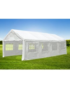 Carpa para fiestas de 4x8 metros blanca con paredes laterales Pure Garden & Living