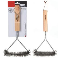 Cepillo Acero inoxidable 30 x 14 cm para barbacoa 