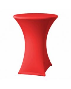 Funda de mesa alta roja