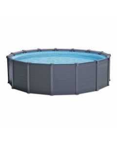 Piscina Intex Graphite Panel Ø 478 cm (conjunto)