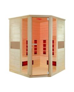 Interline Ruby 2-pers. Cabina de infrarrojos de esquina (127x127x190)