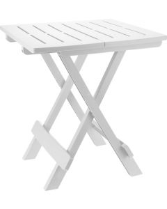 Mesa de camping blanca 44x44