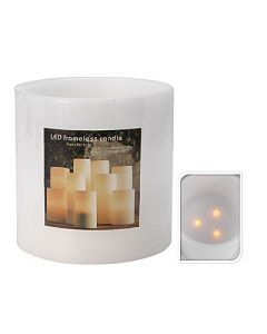 Vela con iluminación LED