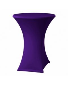 Funda de mesa alta púrpura