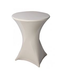 Funda de mesa alta beige
