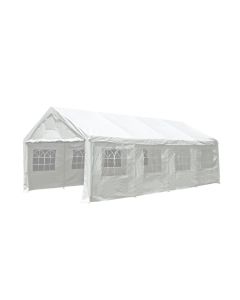 Carpa para fiestas de 4x8 metros blanca con paredes laterales Pure Garden & Living