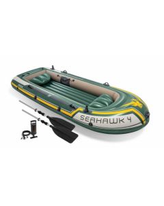 Barca hinchable Intex - Set Seahawk 4 (bomba y remos incluidos)