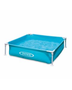 INTEX™ Mini Frame Pool - Piscina infantil azul (122 x 122 cm)