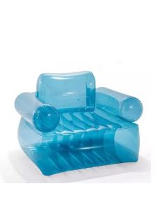 Sillón hinchable azul transparente Intex