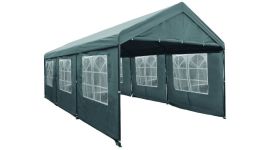 Lujosa carpa para fiestas de 3x6 metros gris con paredes laterales Pure Garden & Living