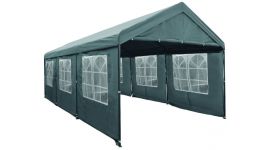 Lujosa carpa para fiestas de 3x6 metros gris con paredes laterales Pure Garden & Living