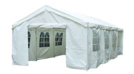 Pure Garden & Living carpa para fiestas con paredes laterales de 4x8 metros blanca