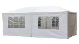 Carpa para fiestas de 3x6 metros blanca con paredes laterales Pure Garden & Living