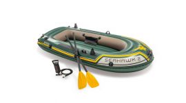 INTEX™ Barca hinchable  - Seahawk 2 Set (incluye remos y bomba)