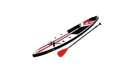 XQ Max 381 Racing SUP Board rojo