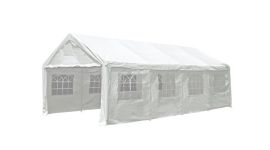 Carpa para fiestas de 4x8 metros blanca con paredes laterales Pure Garden & Living