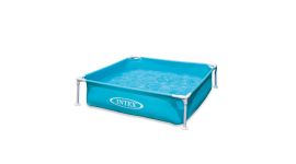 INTEX™ Mini Frame Pool - Piscina infantil azul (122 x 122 cm)