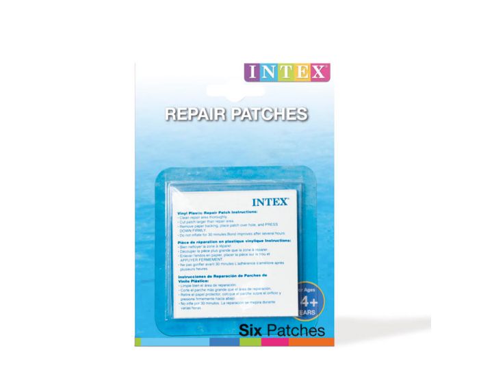 INTEX™ kit de reparación - 6 parches reparadores autoadhesivos