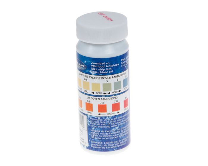 Tiras analíticas para piscina - 2 en 1