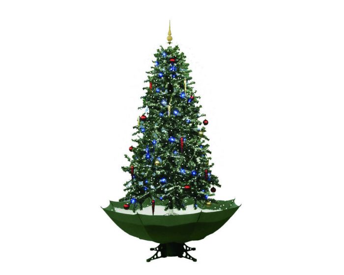 Árbol de Navidad nevando verde - 170cm