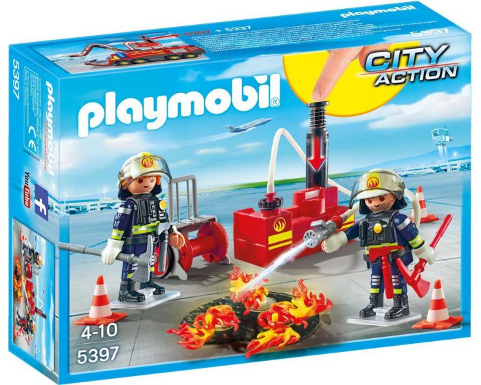 Playmobil 5397, bomberos con equipo de extinción